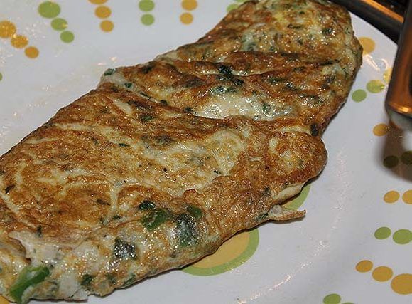 tortilla masala o tortilla al estilo indio