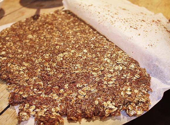 Galletas de avena y coco con jengibre