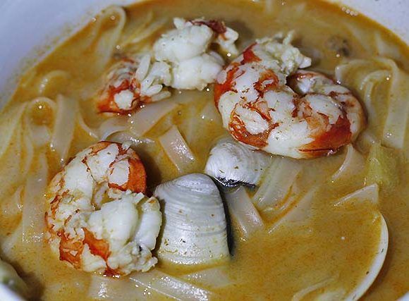 imagen de un laksa