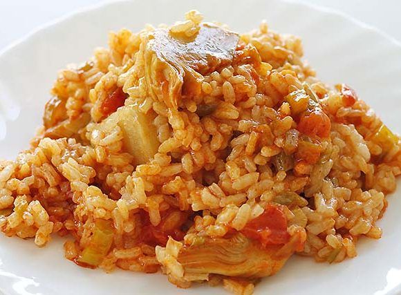 arroz con verduras