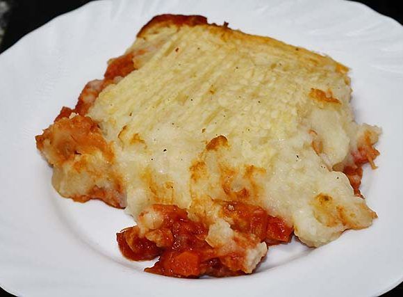 Pastel de pastor o shepherds pie