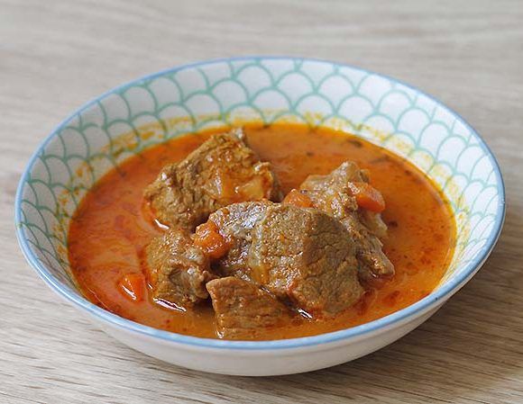 Estofado de carne de ternera