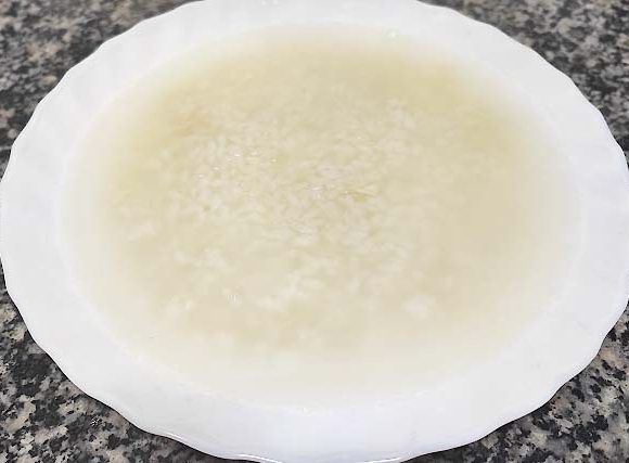 sopa de arroz