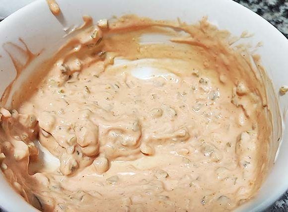 salsa Big Mac ya terminada